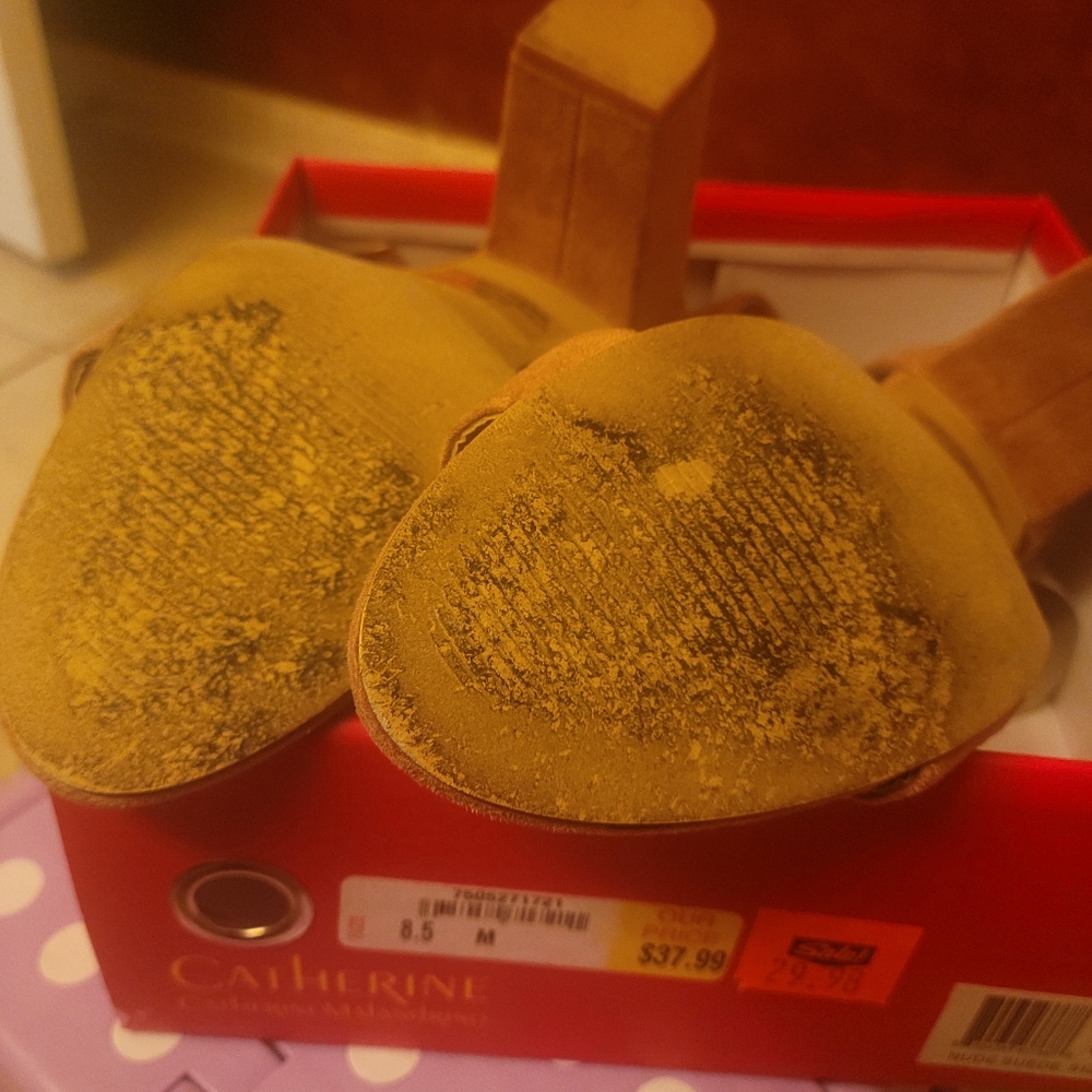 Shoes 8.5 Nude Suede